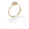 טבעת מישל - זהב צהוב