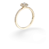 טבעת אייריס גדולה - זהב צהוב