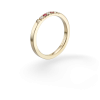 טבעת דיקסי רובי - זהב צהוב